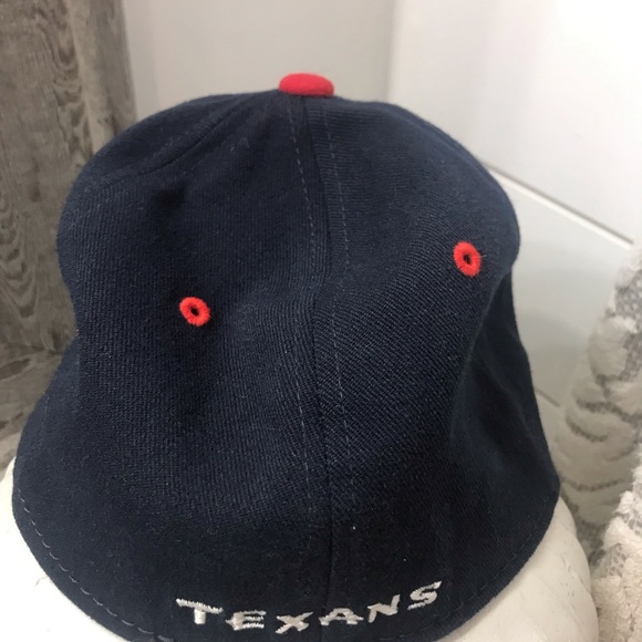 Reebok NFL Houston Texans Navy Blue Baseball Cap Hat USA Patent Progress - Picture 8 of 9